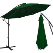 Swanew - Parasol - parasol jardin, parasol, parasol de balcon - 300 cm Vert - Vert
