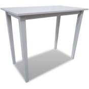 Table haute Table de bar - Mange-Debout en bois Blanc BV424214