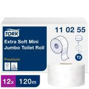 Tork 110255 Papier toilette Mini Jumbo doux Premium