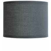 Abat-jour en tissu anthracite au design moderne dans le style scandinave pour lampe de table E14 H:13 cm - Anthracite - Anthracite