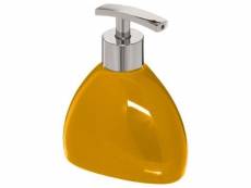 Distributeur de savon "galet" 14cm jaune