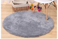 Everyday Home- Super Soft Tapis de Polyester Ronde