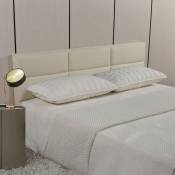Eyna - Tête de lit en tissu beige 160 cm