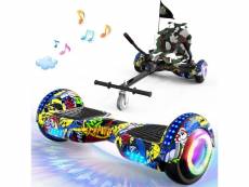 Geekme hoverboard avec siège camouflage, go-karting