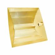 Indoor Discount - Réflecteur Pebble-Gold 50X50X15cm , douille E40 INCLUSE