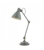 Lampe de table Eunice Nickel gris,satiné 1 ampoule 62cm