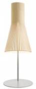 Lampe de table Secto / H 75 cm - Secto Design bois naturel en bois