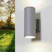 Lichterlebnisse - Lampe à Lave Design timmy Cire Verte H:36 cm Interrupteur à fil - Gris