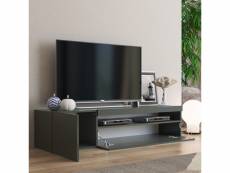 Meuble tv moderne avec porte et tiroir à rabat 150
