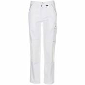 Pantalon Canvas 320 blanc/blanc Taille 50 - weiss