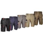 Pantalon de travail multi-poches court Cofra Liegi - 50 (eu) - Anthracite - Anthracite