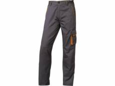 Pantalon panostyle gris/orange taille m