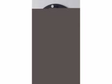 Patére en tube d'acier coloris noir-chromé-nickelé, p5 cm