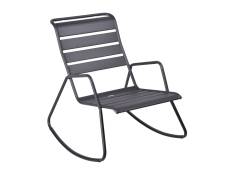 Rocking Chair en métal Monceau Carbone - Fermob