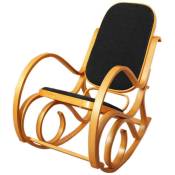 Rocking-chair, fauteuil à bascule M41 imitation bois