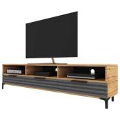 Selsey - rikke - Meuble tv - 160 cm - chêne wotan