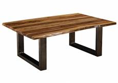 Table Basse 120x80cm – Bois Massif de Palissandre
