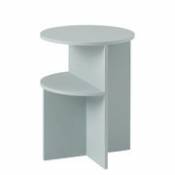 Table d'appoint Halves / 2 plateaux - Pierre acrylique - Muuto vert en matériau composite