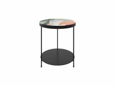 Table d'appoint ronde cheyenne d40,5 cm