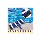 Tête d'aspirateur de piscine de 14 pouces avec roues brosses accessoires d'équipement de nettoyage de piscine