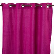 Thedecofactory - melange - Rideau 100% coton violet 150x250 - Violet