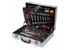 "valise en aluminium avec 149 outils à main pour tous travaux" PRKOUT149VA25