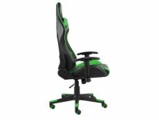 Vidaxl chaise de jeu pivotante vert pvc 20493