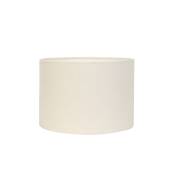 Abat-jour cylindrique blanc coton ø40cm