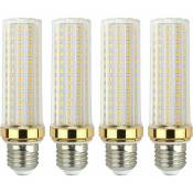Ampoule LED E27 blanc chaud 20 W, équivalent à une lampe halogène E27 150 W, ampoule LED E27 blanc chaud pour garage/studio, lot de 4,