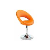 Conga Chair Chrome Frame - orange