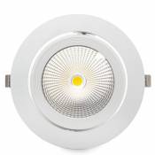 Downlight LED 30W 3000Lm 4200ºK Orientable UGR19 50.000H [JW-30W-G-W] | Blanc Neutre (JW-30W-G-W)