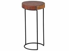 Finebuy table d'appoint bois massif 28 x 55 x 28 cm