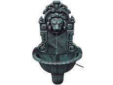 Fontaine murale design de tête de lion décoration