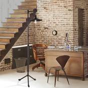Lampe de plancher Loft Nordic fer rétro industrielle salon américain étude personnalité créative tuyau lampadaire A+