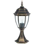 Lampe de table Lampadaire lampe extérieure Toronto verre métal antikgold Ø20,5cm h: 49,5cm IP44