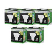 Lampesecoenergie - Pack de 5 Ampoules Led GU10 7W 38°