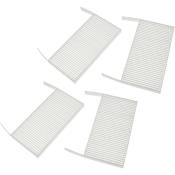 Lot de filtres compatible avec Zehnder ComfoAir 70 appareil de ventilation - Filtre à air G4 / F7 (4 pcs), 19 x 10 x 3 cm, blanc - Vhbw