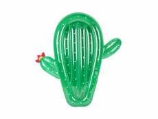 Matelas gonflable d'eau géant, ultra confort, pour piscine & plage - cactus - longueur 120 cm