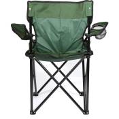 Sifree - Chaise de camping pliante en acier 50 x 50
