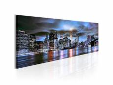 Tableau villes nyc: city lighthouse taille 120 x 40
