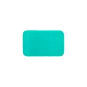 Tapis à mémoire de forme rectangulaire - 50 x 80 cm - Turquoise Bleu