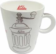 Tasse à motif de moulin à café (Grise) / Kalita