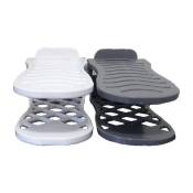 Venteo - Set de 4 Shoes Organizer - Système pour stocker rapidement et facilement les chaussures - Système réglable - Noir et Blanc