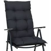 6x Coussin de chaise / fauteuil avec dossier 129x53x10cm