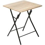 Five Simply Smart - Table pliante 2p 60x60cm bois-l60xp60xh76cm