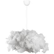 Hanah Home - Suspension nuage en coton 45 x 35 x 70 cm - Blanc
