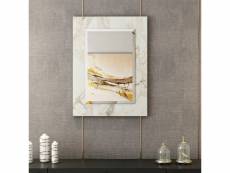 Homemania miroir lopus - noir, chrome -45 x 1,8 x 60