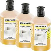 Karcher - Lot de 3 nettoyants plastique 3 en 1 détergent