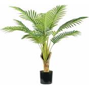 King Home - plantes de palme d'areca h. 90 cm 9 feuilles