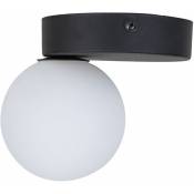 Licht-erlebnisse - Lampe de plafond verre métal blanc